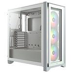 Corsair iCUE 4000X RGB Tempered Glass (Blanc)
