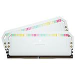 Corsair Dominator Platinum DDR5 64 Go (2 x 32 Go) 5600 MHz CL40 - Blanc