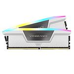 Corsair Vengeance RGB White - 2 x 32 Go (64 Go) - DDR5 6000 MHz - CL30