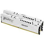 Kingston Fury Beast White - 2 x 32 Go (64 Go) - DDR5 6000 MHz - CL30