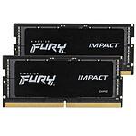 Kingston Fury Impact SO-DIMM - 2 x 16 Go (32 Go) - DDR5 6400 MHz - CL38