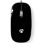 NEDIS Wired Optical Mouse Noir