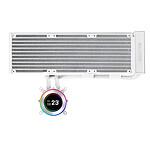 Lian Li Hydroshift II LCD-C 360N Fanless - Blanc