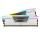 Corsair Vengeance RGB White - 2 x 32 Go (64 Go) - DDR5 6400 MHz - CL32