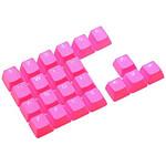 Tai-Hao Rubber DoubleShot Keycaps x22 AZERTY (Rose)