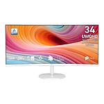 MSI 34" LED - PRO MP341CQW E12 - Blanc