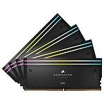 Corsair Dominator Titanium RGB Black - 4 x 24 Go (96 Go) - DDR5 6400 MHz - CL32