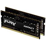 Kingston Fury Impact SO-DIMM - 2 x 8 Go (16 Go) - DDR4 3200 MHz - CL20