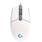 Logitech G203 LightSync Blanc